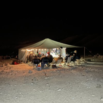 מחנה משלחת החפירות בנחל עישרון